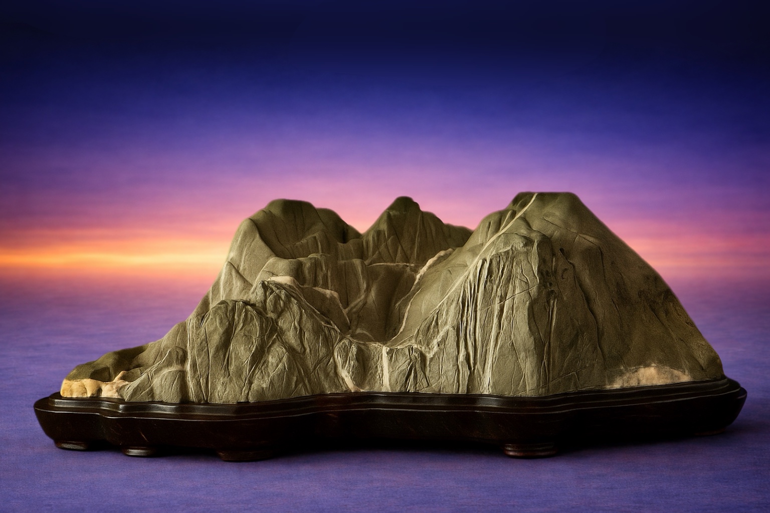 Yamagata-ishi (山形石) / Soho-seki (双峰石) / Piedra montaña de 2 picos