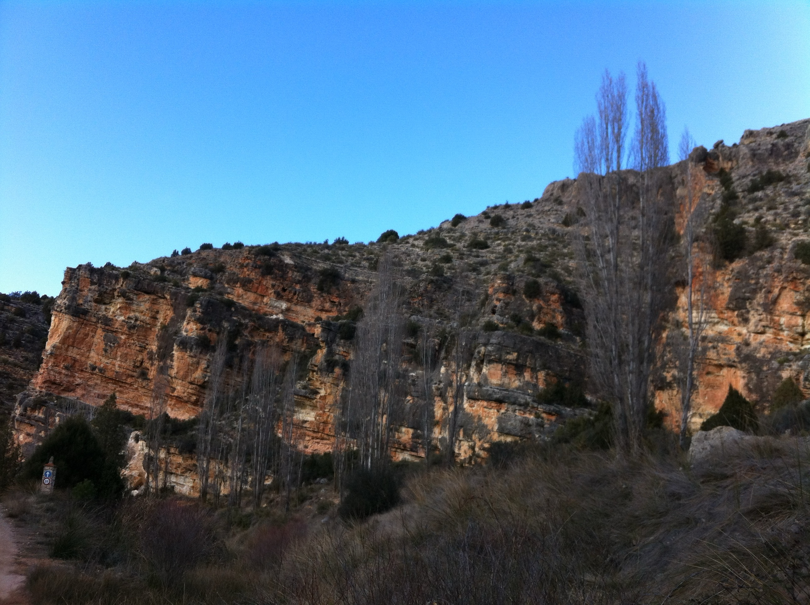 El Molino de los Cuchillos, en el Barranco del Val, entre Ademuz y Val de la Sabina
