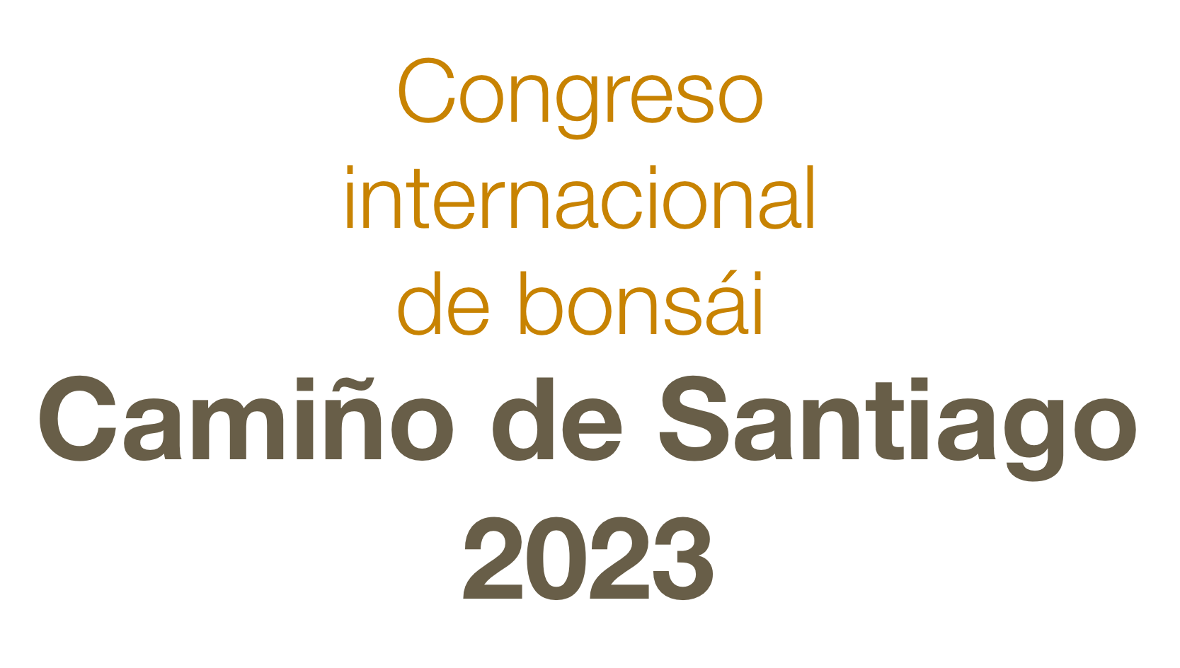 Logotipo del Congreso Galego de Bonsái