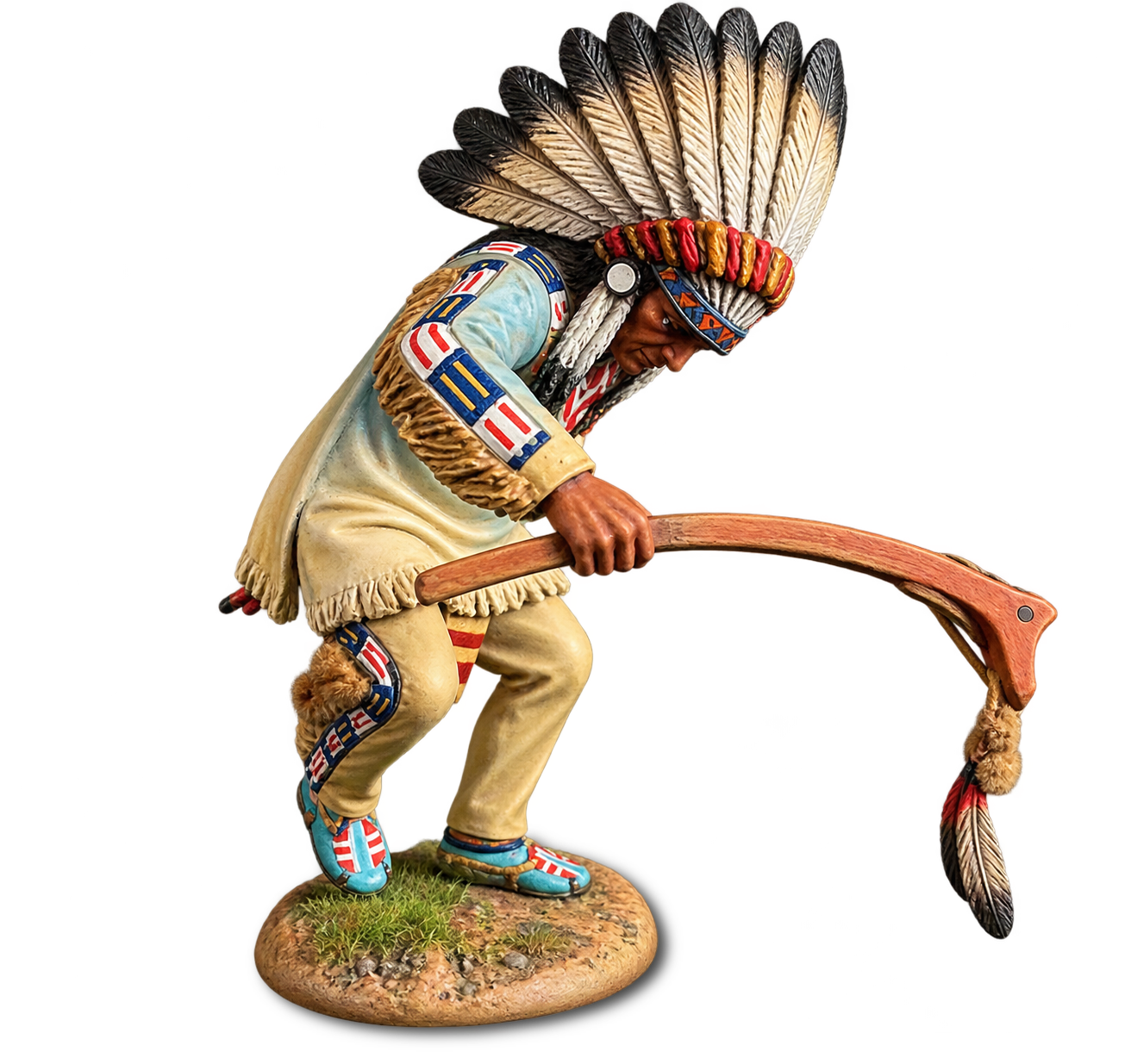 Tenkei de indio norteamericano, colección particular