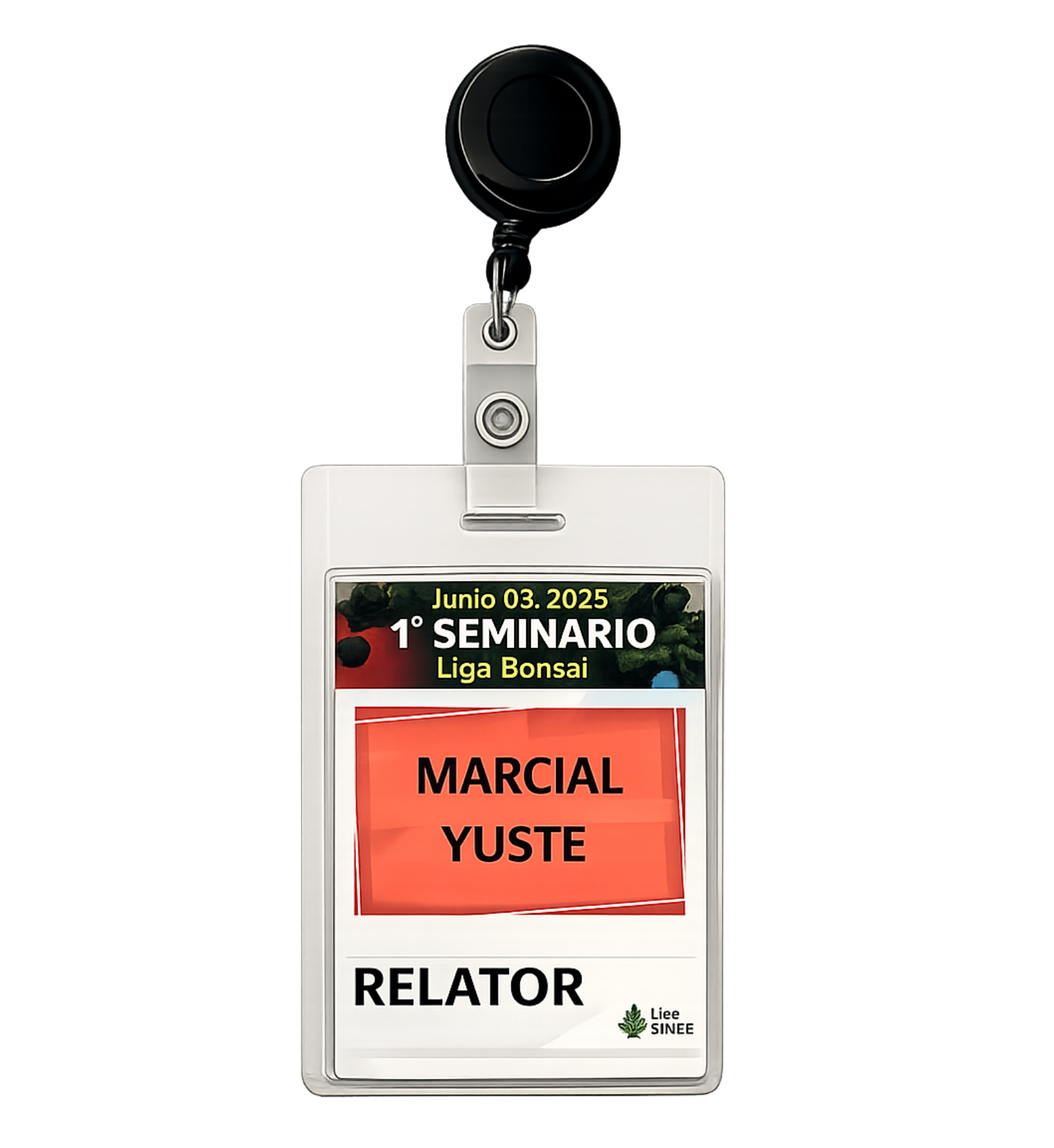 Acreditación como ponente invitado en el I Seminario de Liga Bonsái