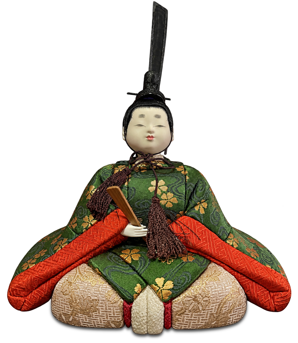 Noble de la corte Heian, confeccionado en tela, colección personal