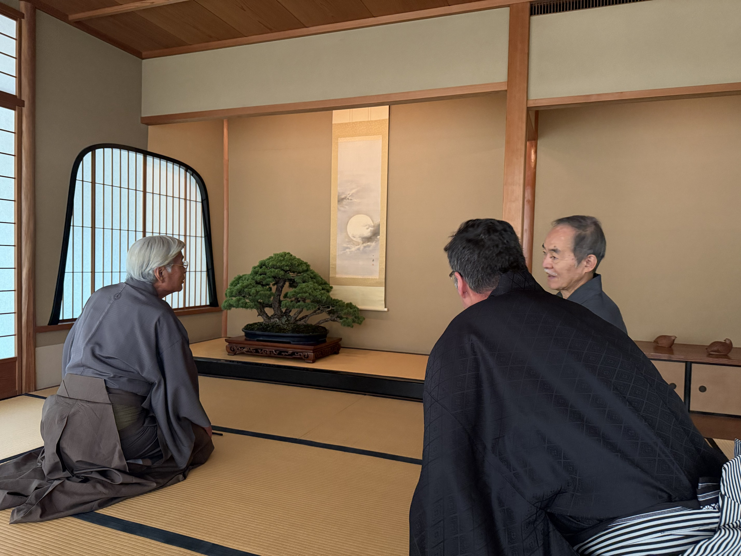 Visita a la casa y al jardín del II Iemoto