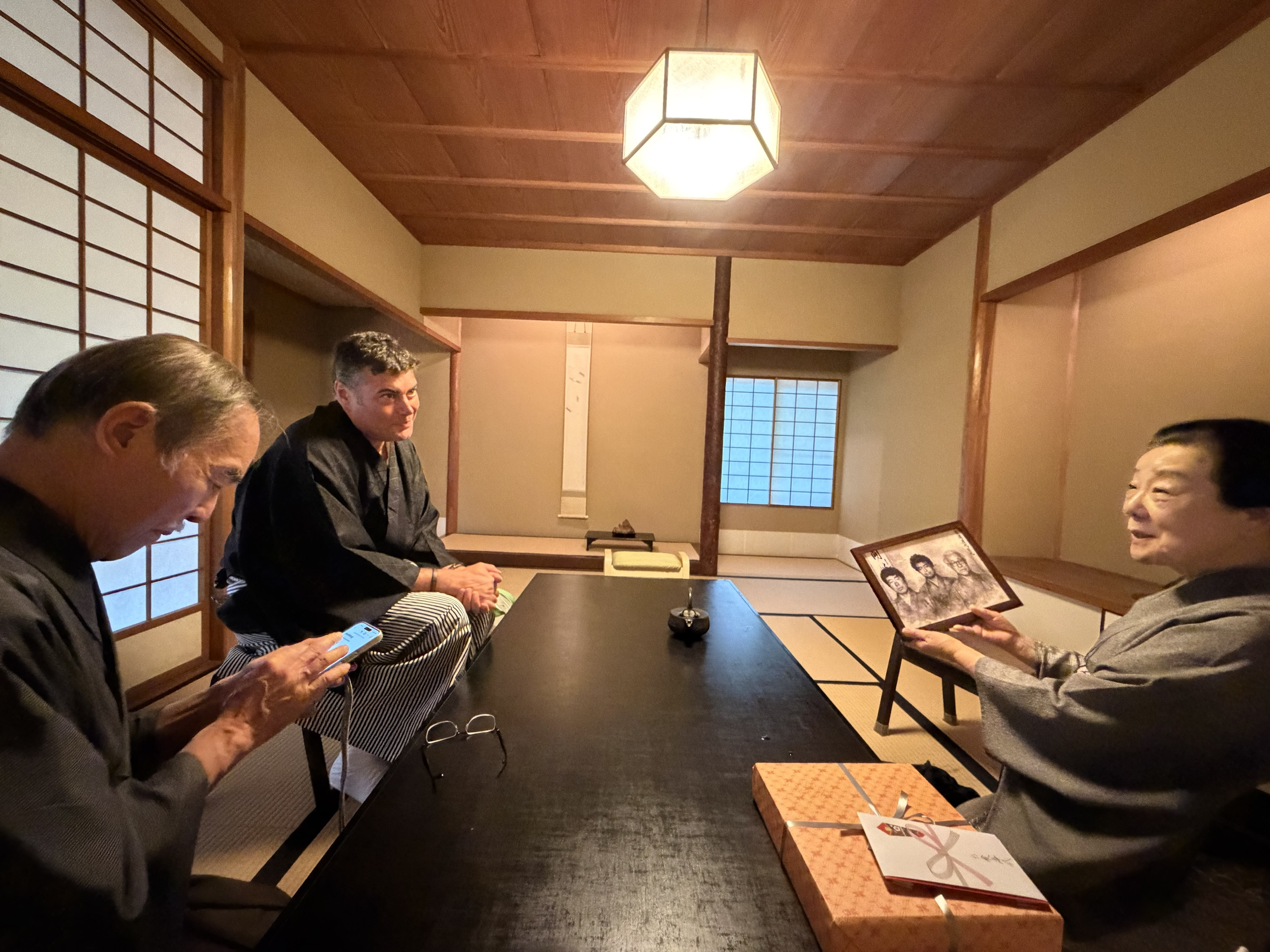 Visita a la casa y al jardín del II Iemoto