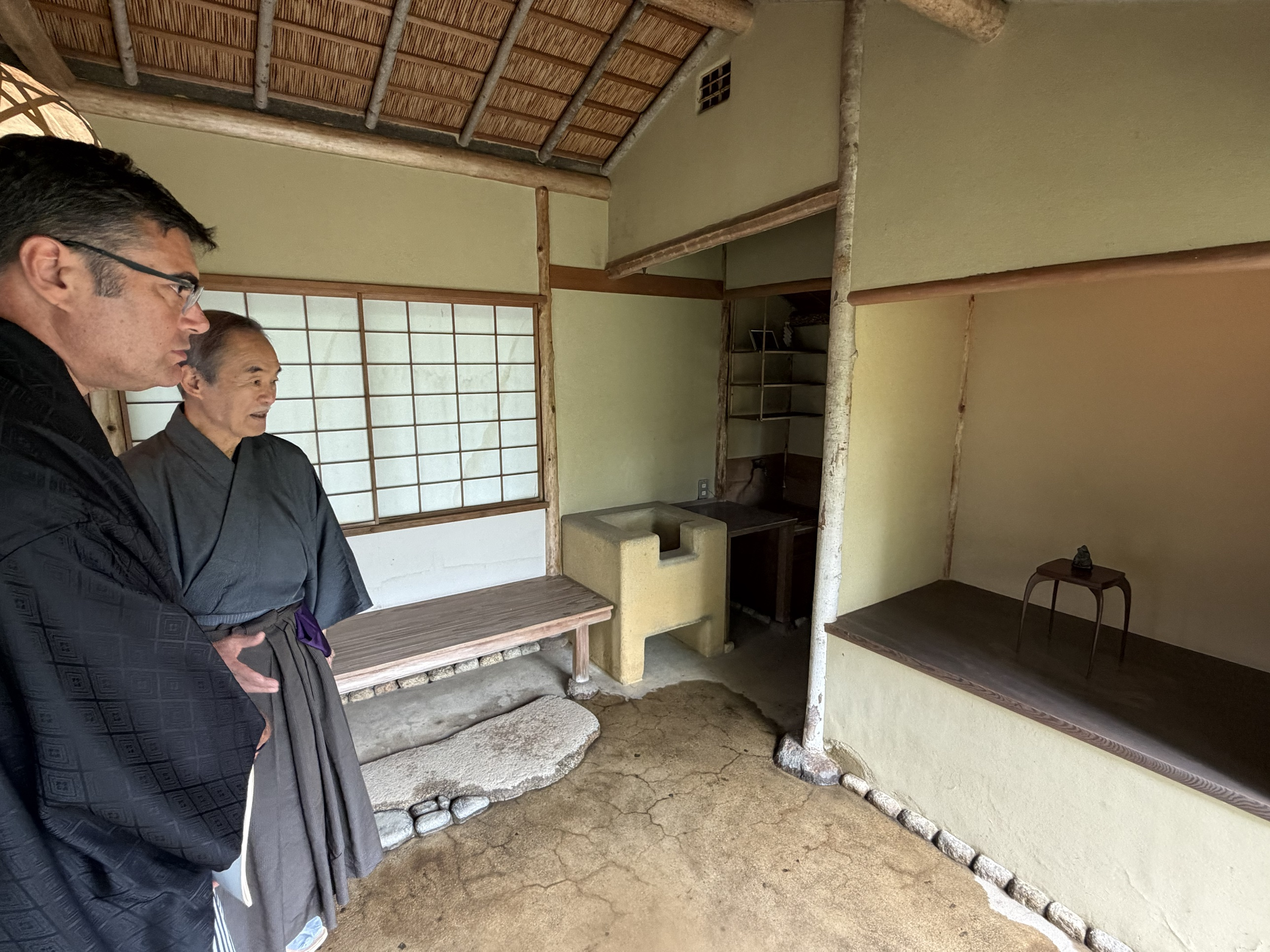 Visita a la casa y al jardín del II Iemoto