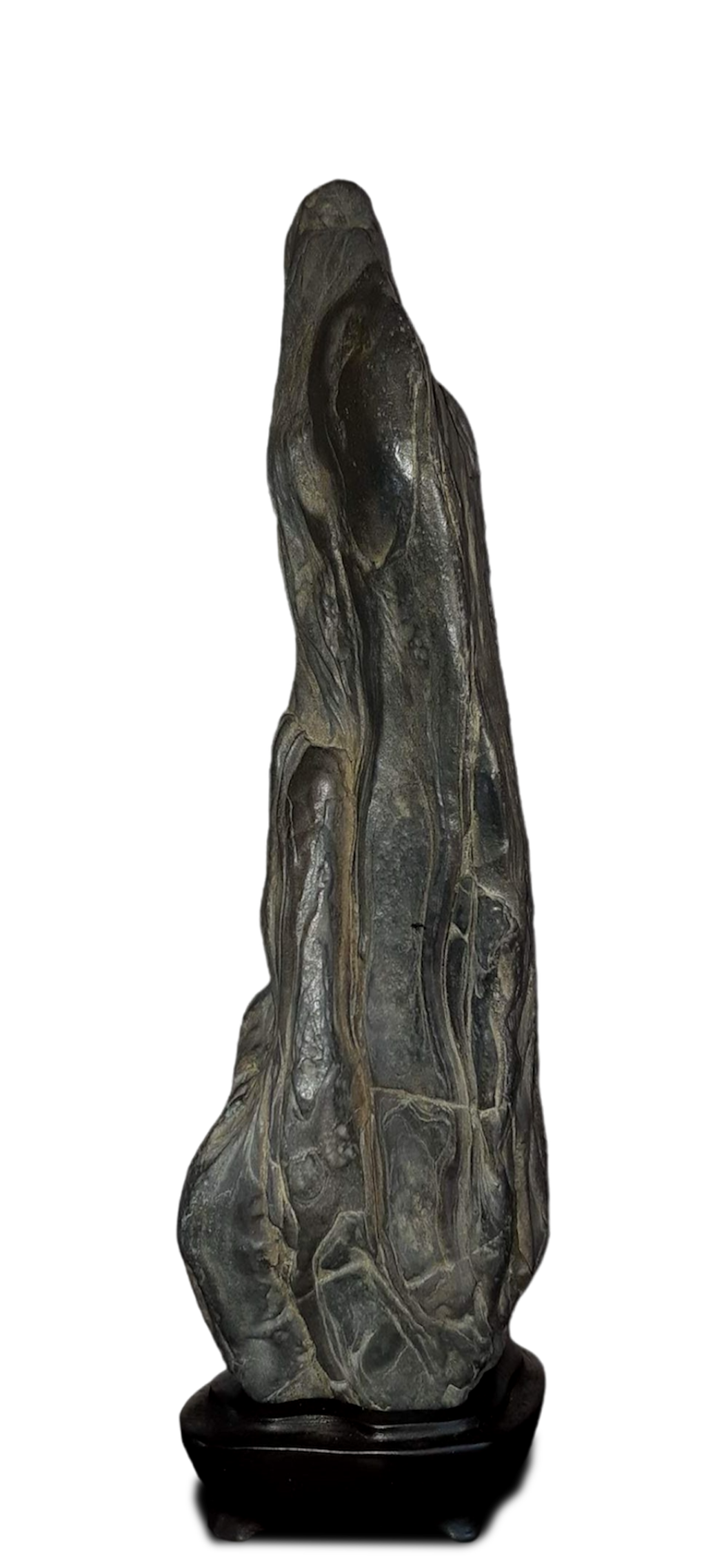Uno de mis sugata-ishi, piedra de figura de mi colección personal