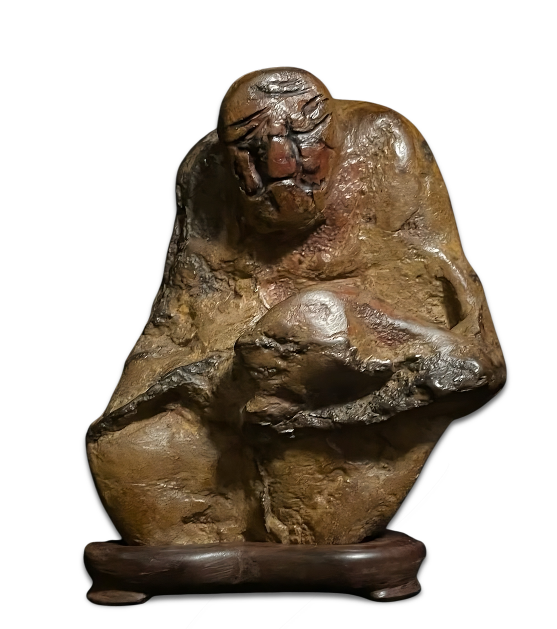 Uno de mis sugata-ishi (姿石), piedra de figura de mi colección personal