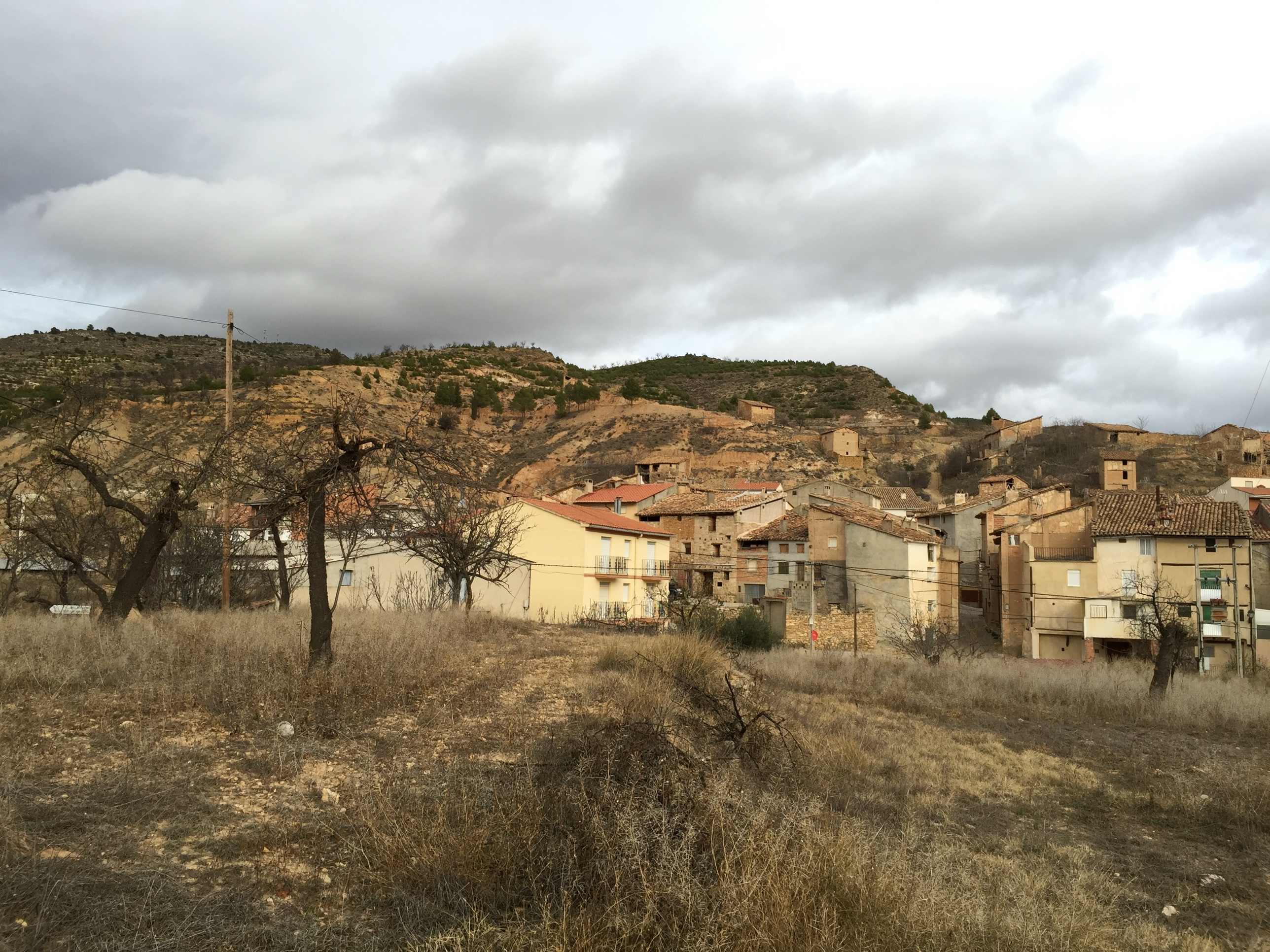 Vista de la aldea de Val de la Sabina, en el Rincón de Ademuz